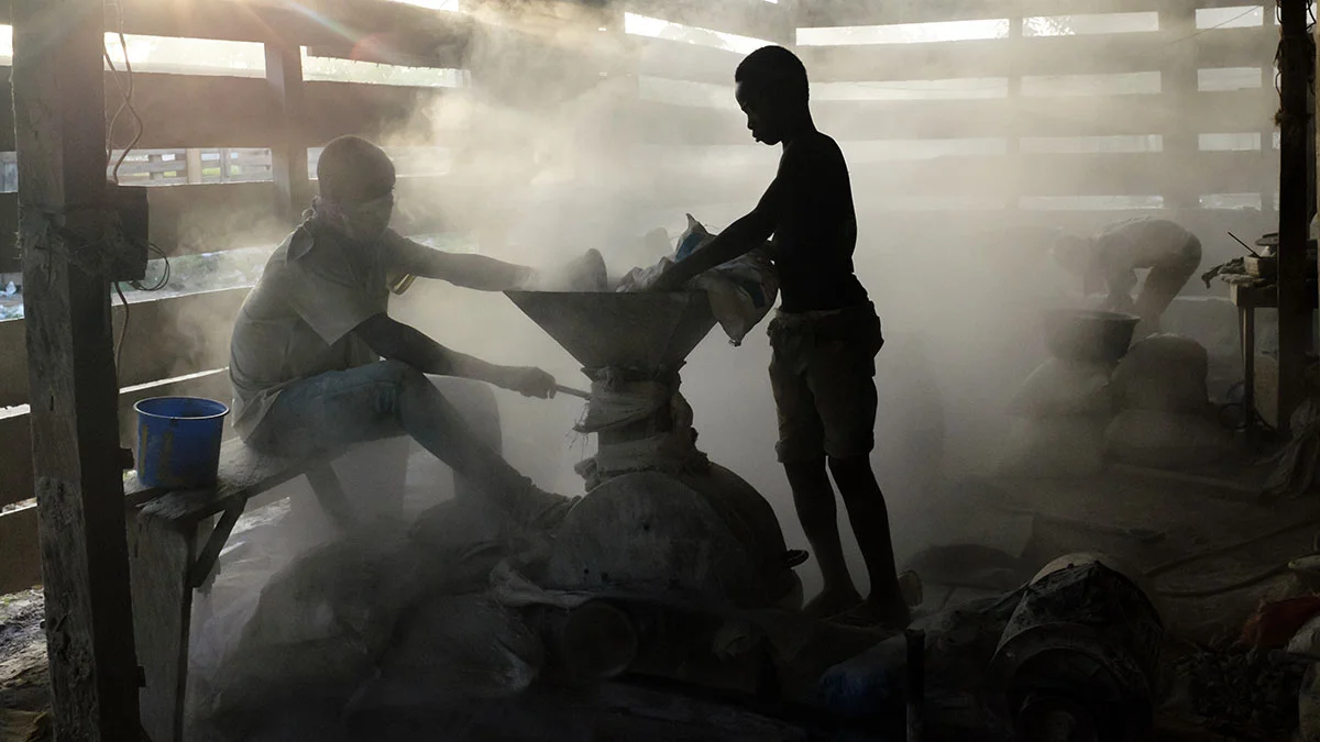 Lokaler handwerklicher Bergbau, Ghana 2015