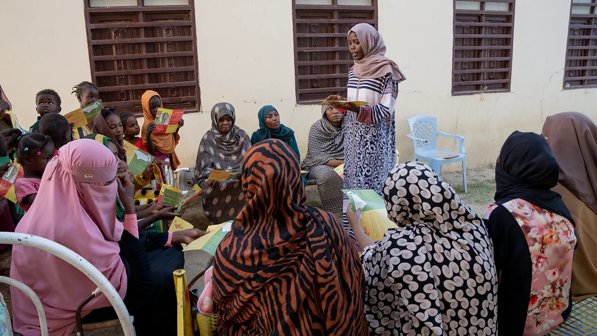 Frauen bei einem Workshop zum Thema weibliche Genitalverstümmelung.