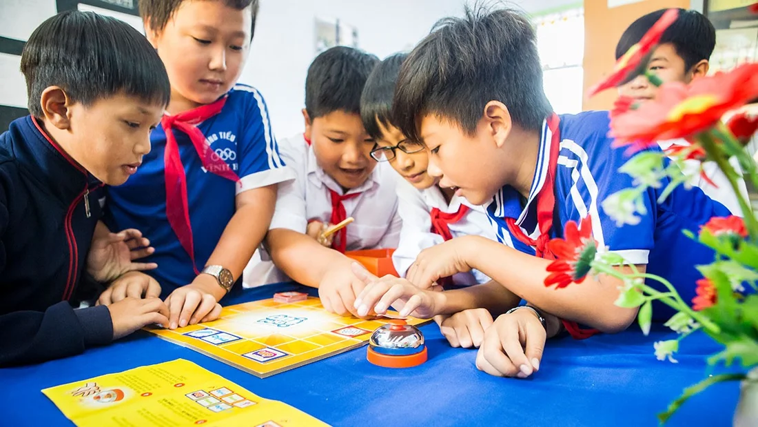 Schüler in Vietnam